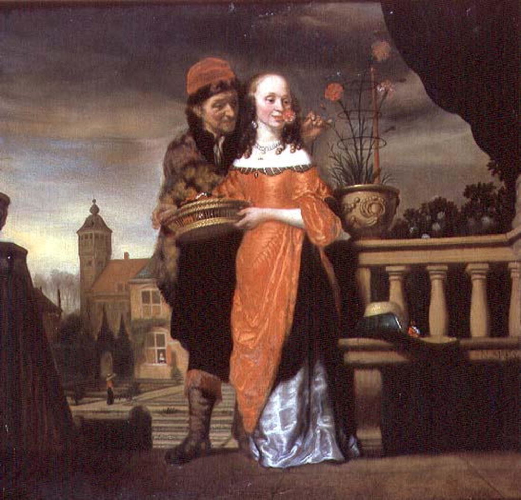 Detail of An Allegory of the Sense of Smell, 17th century by Nicolaes Maes