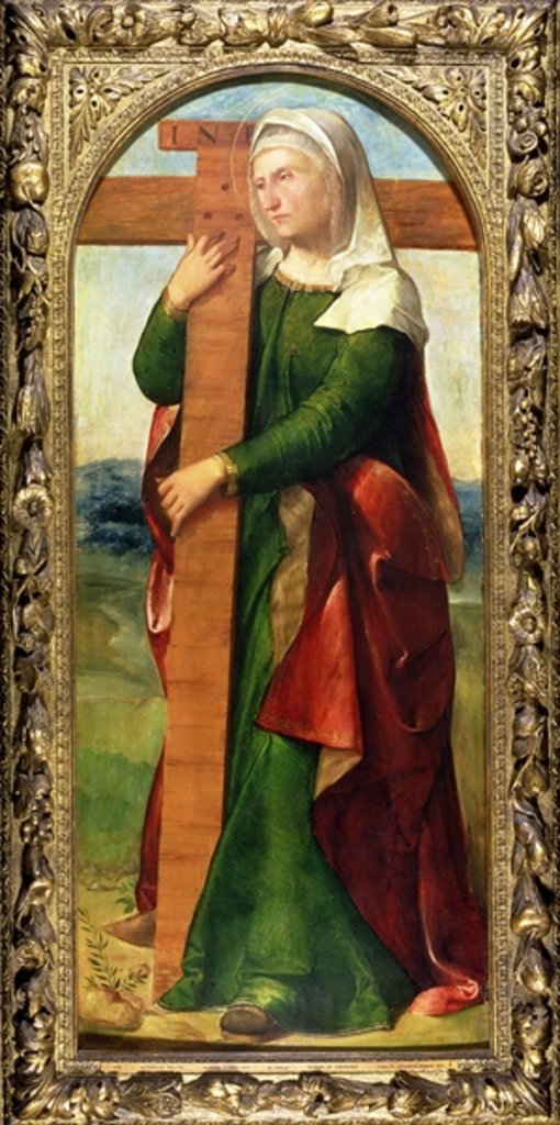Detail of St. Helen, 15th century by Altobello Meloni