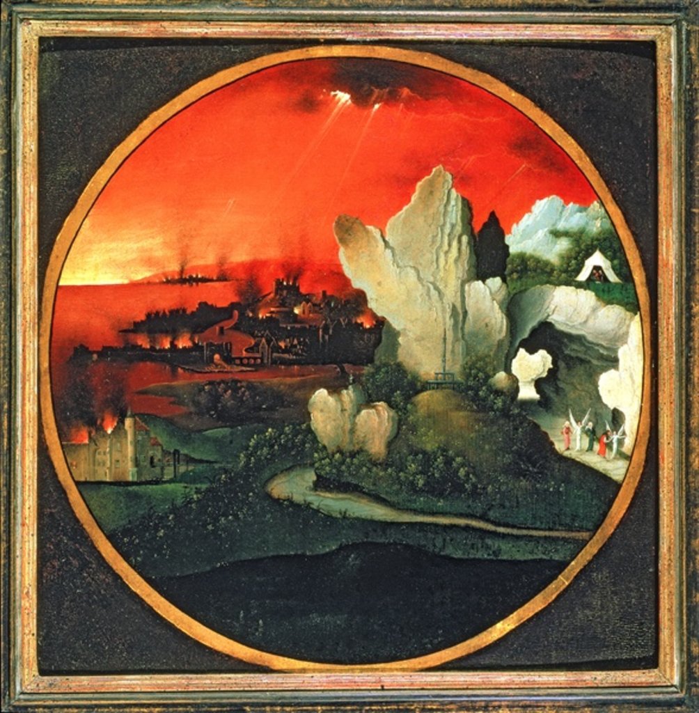 Detail of The Destruction of Sodom and Gomorrah, 16th century by Joachim Patinir