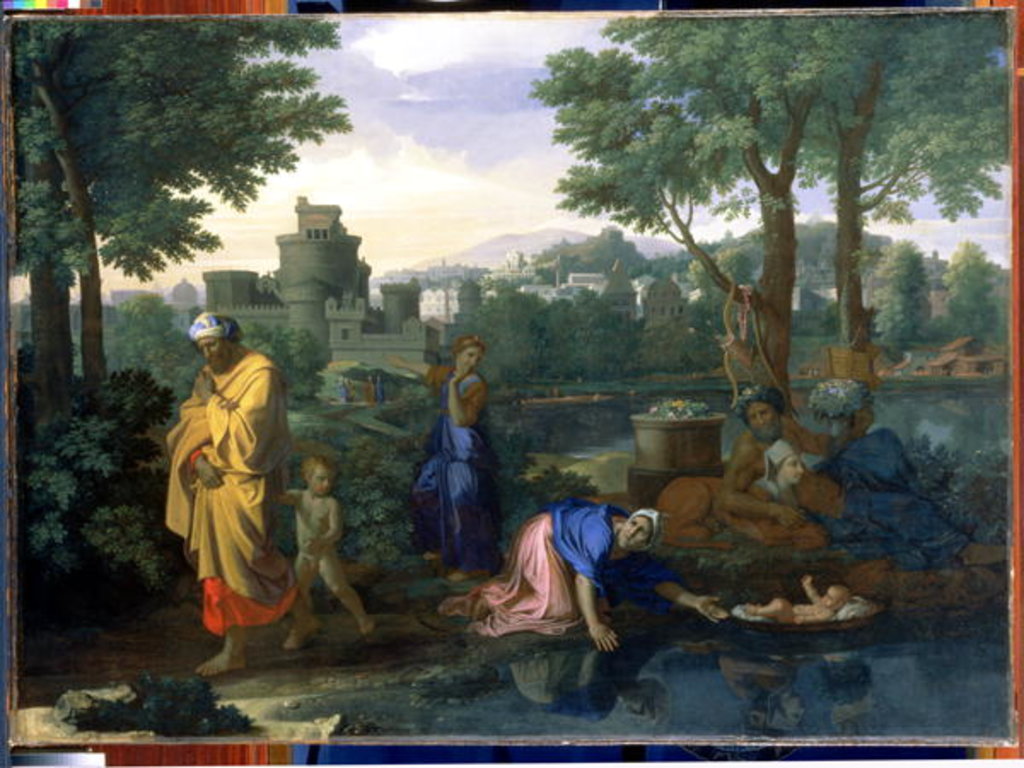 Detail of The Finding of Moses, 17th century by Nicolas Poussin