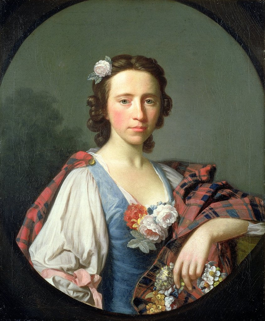 Detail of Portrait of Flora MacDonald by Allan Ramsay
