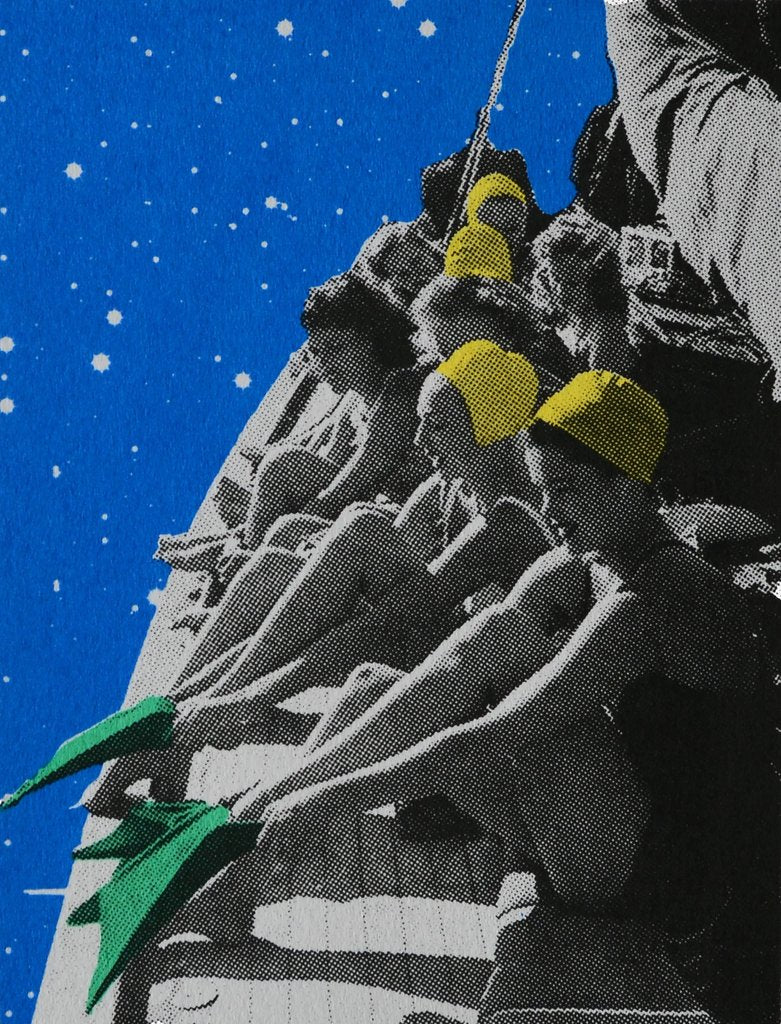 Detail of All aboard, 2017 by Anne Storno