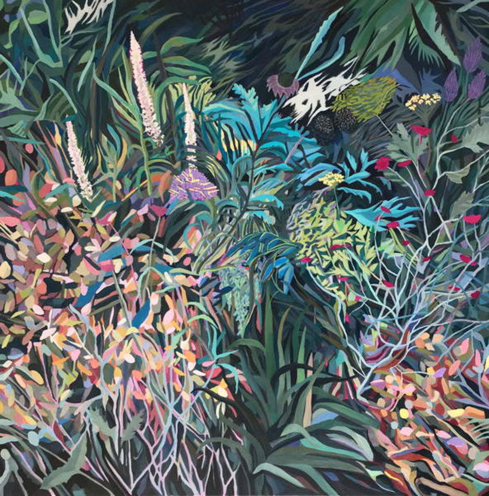 Detail of Evening Garden, 2018 by rose lascelles