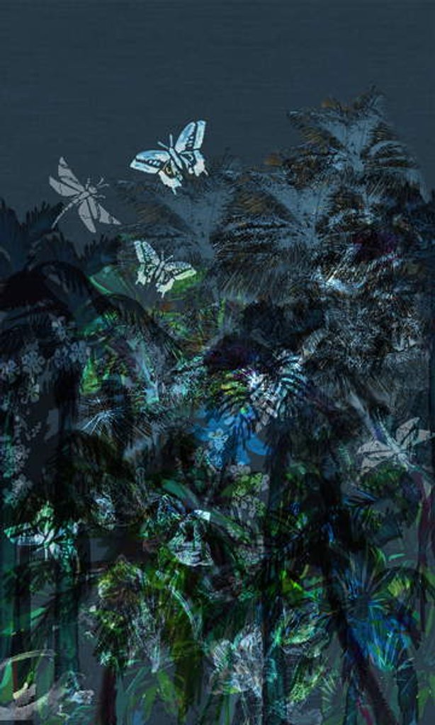 Detail of Dark Tropics, 2018 by Tara Whitehead