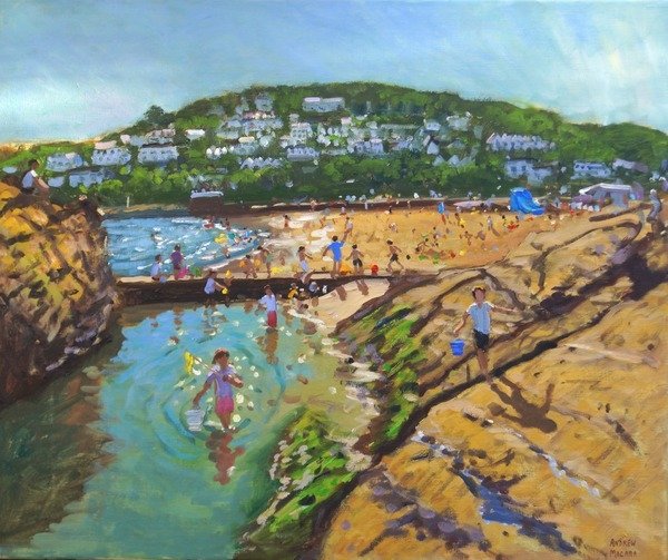 Detail of Sea pool, Looe, 2013 by Andrew Macara