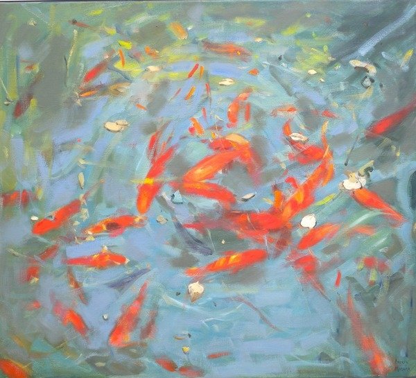 Detail of Goldfish, 2010 by Andrew Macara