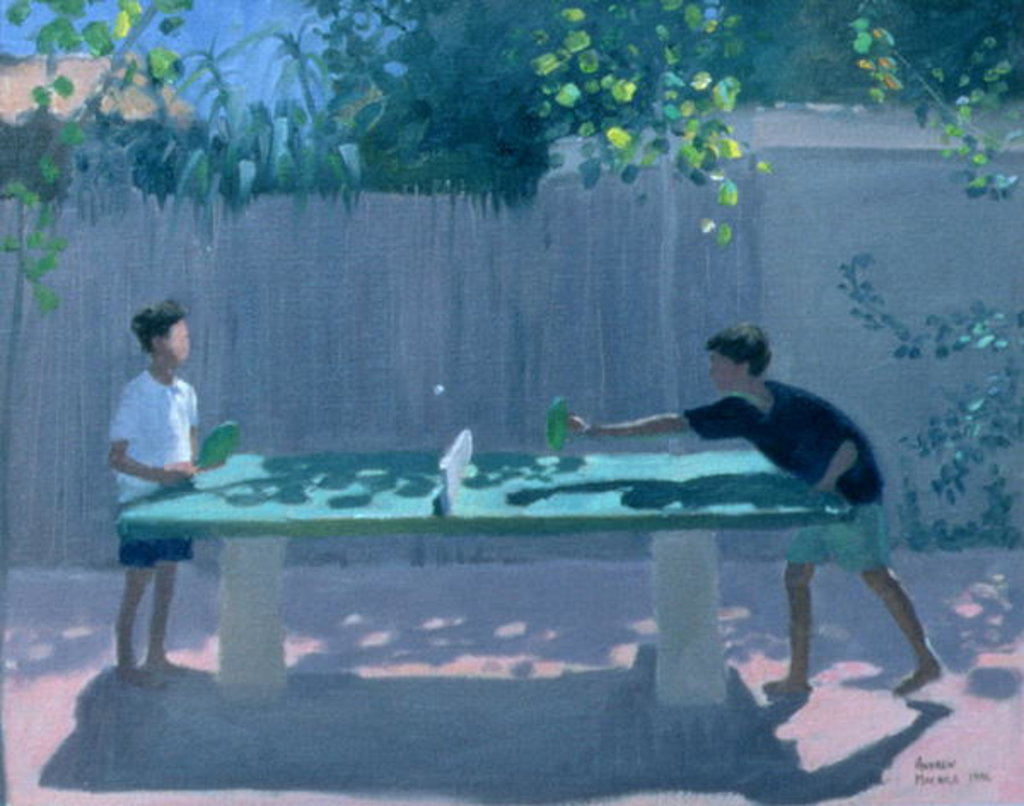 Detail of Table Tennis, France, 1996 by Andrew Macara