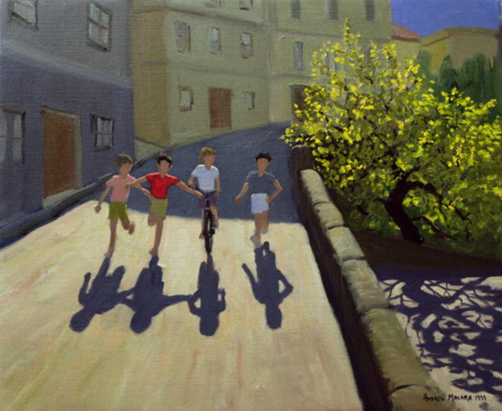 Detail of Children Running, Lesbos, 1999 by Andrew Macara