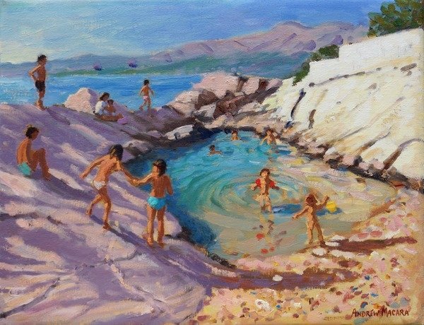 Detail of Sea pool, Croatia, 2015 by Andrew Macara