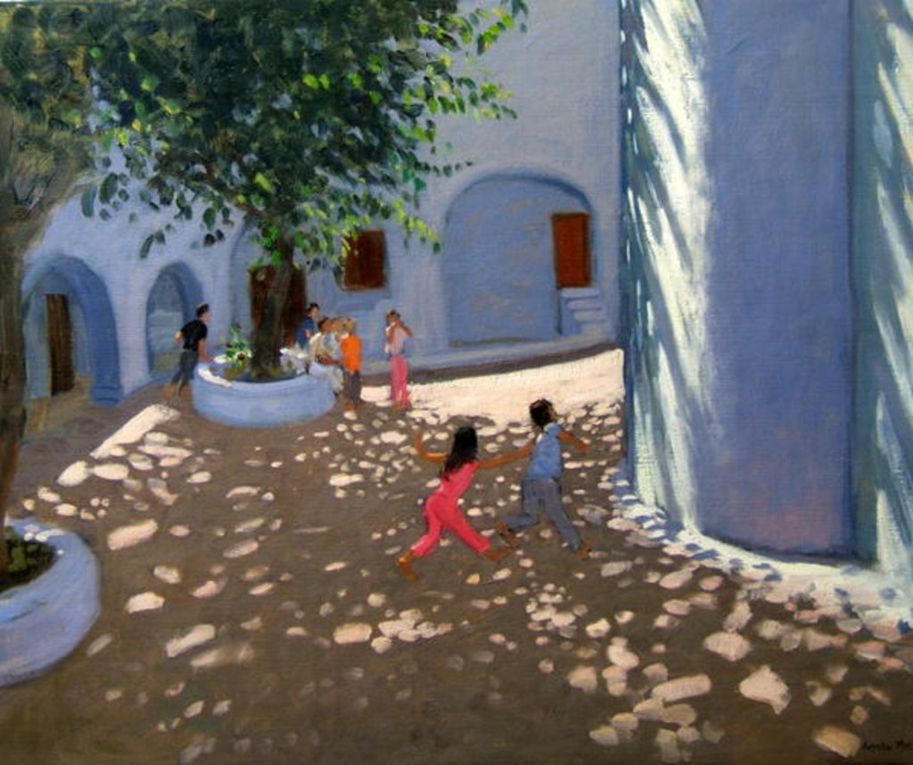 Detail of Mykonos monastery by Andrew Macara