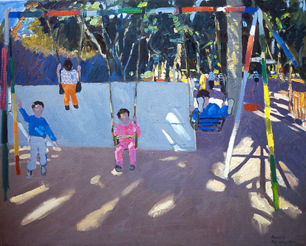 Detail of Children Swinging, 1996 by Andrew Macara