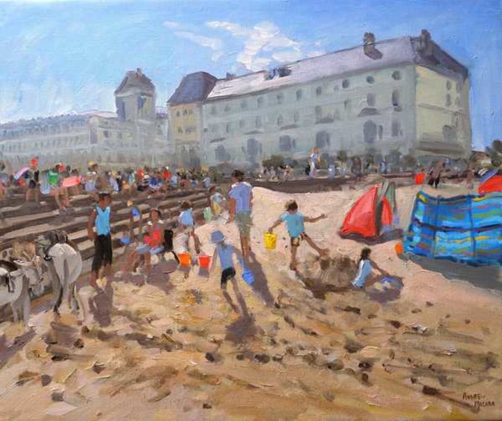 Detail of Bright morning, Llandudno, 2009 by Andrew Macara