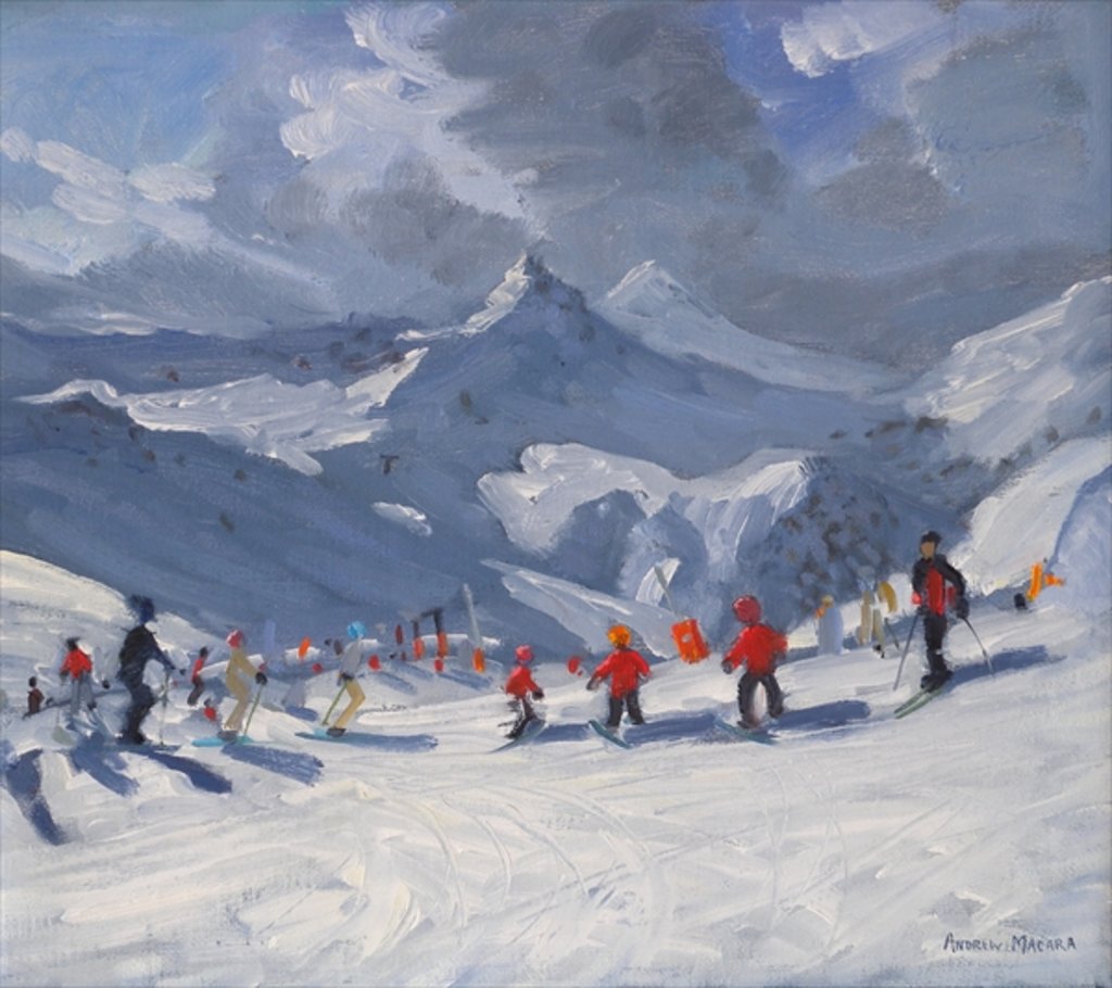 Detail of Ski School, Tignes, 2009 by Andrew Macara