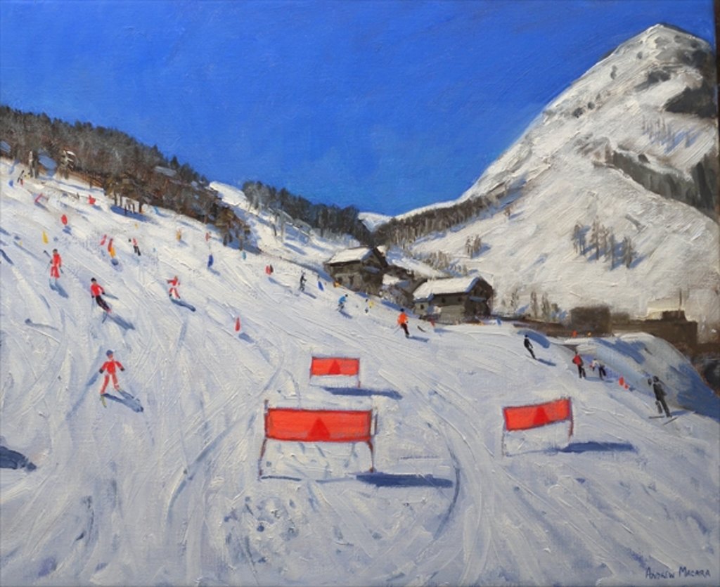 Detail of La Daille Val-d'Isere, 2009 by Andrew Macara