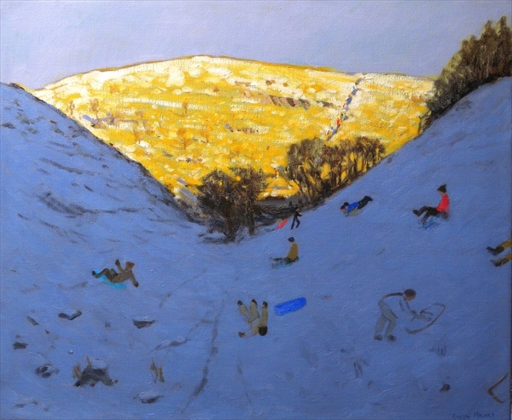 Detail of Sun and Snow, Derbyshire, 2007 by Andrew Macara