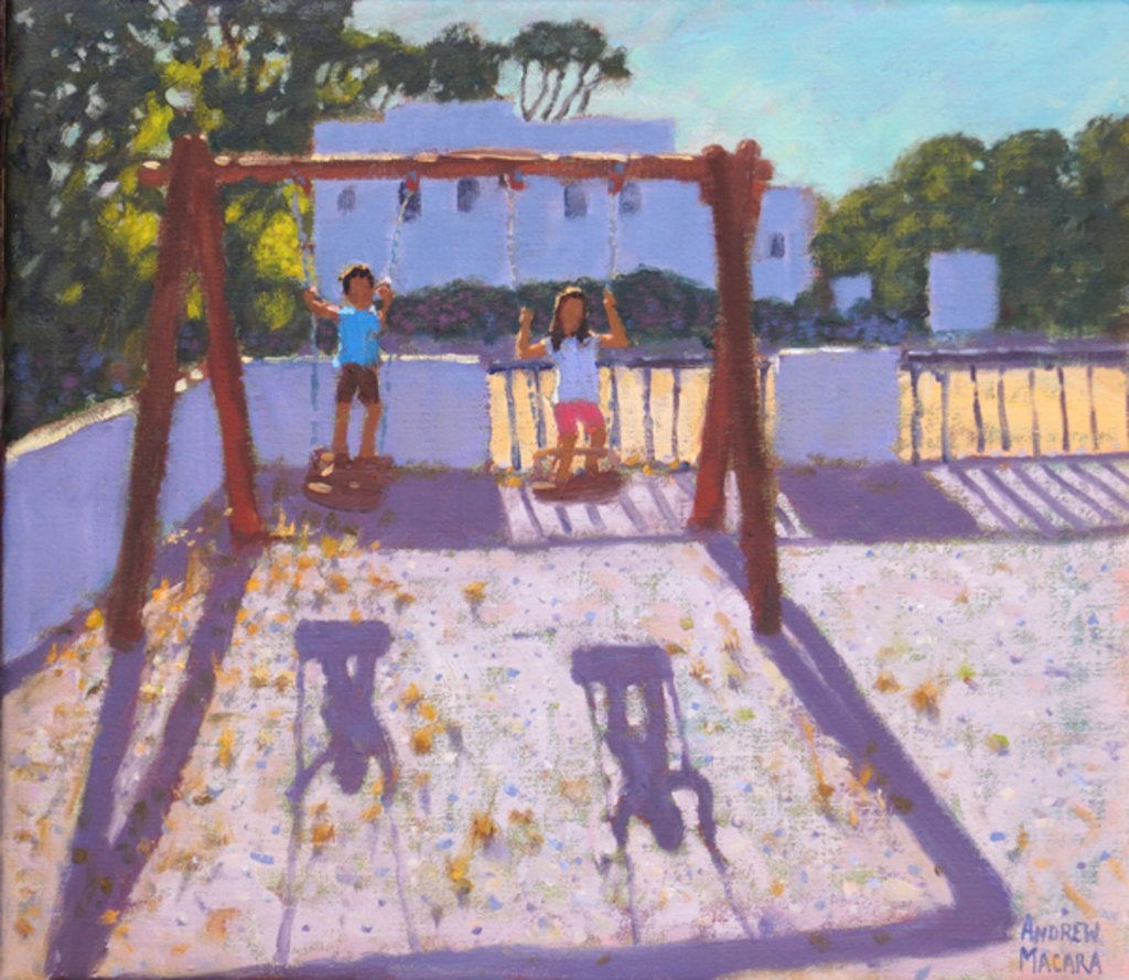 Detail of Summer swing, Folegandros, Greek Islands, 2017 by Andrew Macara
