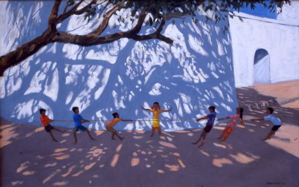 Detail of Tug of war, Gujarat, India, 2001 by Andrew Macara