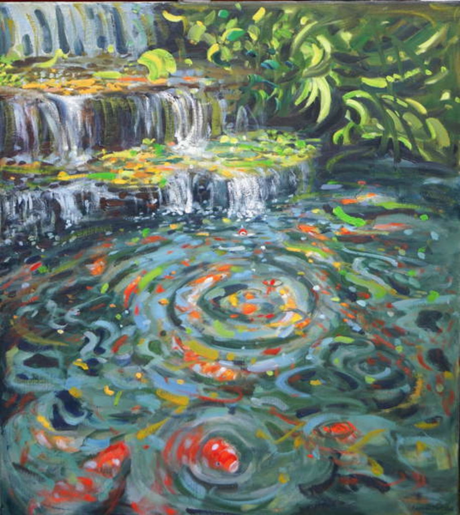 Detail of Koy Carp, Thailand, 2018 by Andrew Macara