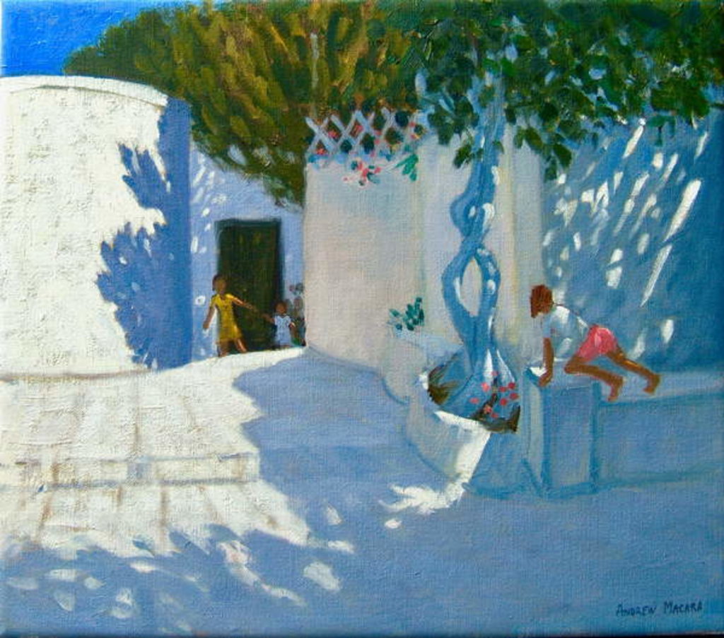 Detail of Hide and seek, Mykonos, 2012 by Andrew Macara