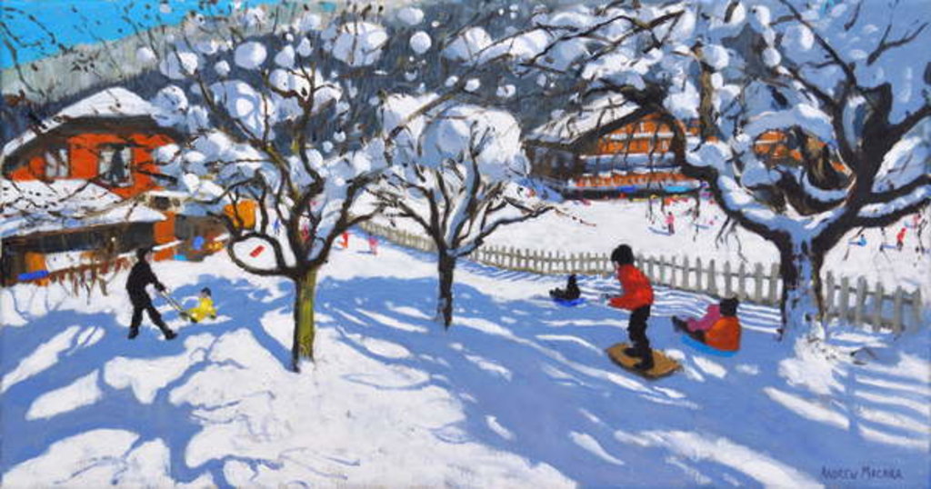 Detail of The Orchard, Morzine, France, 2018 by Andrew Macara