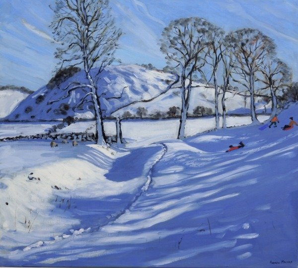 Detail of Sledging, Derbyshire Peak District, 2012 by Andrew Macara