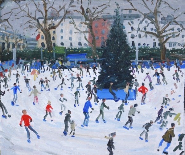 Detail of Skating, Natural History Museum, 2012 by Andrew Macara
