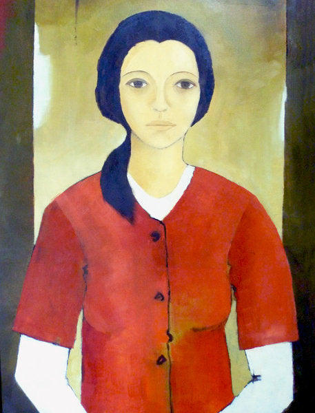 Detail of Madonna in Red, 2015 by Ana Bianchi