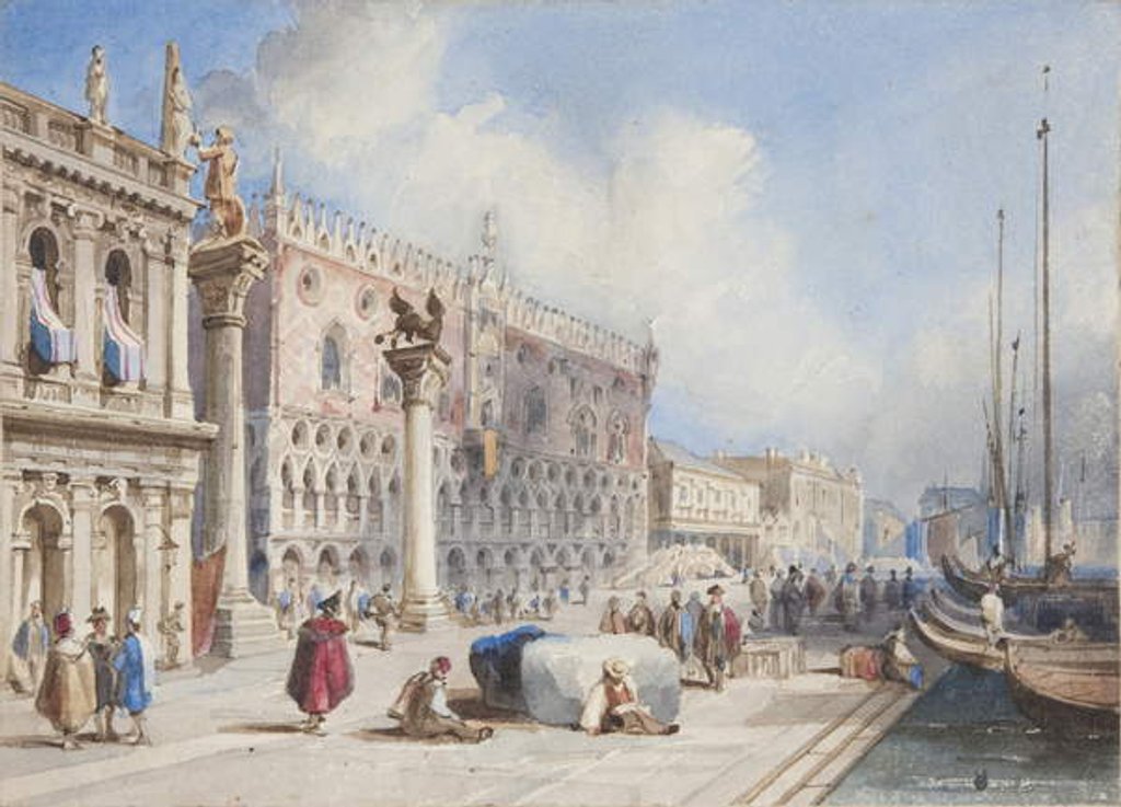 Detail of Venice by Joseph Axe Sleap