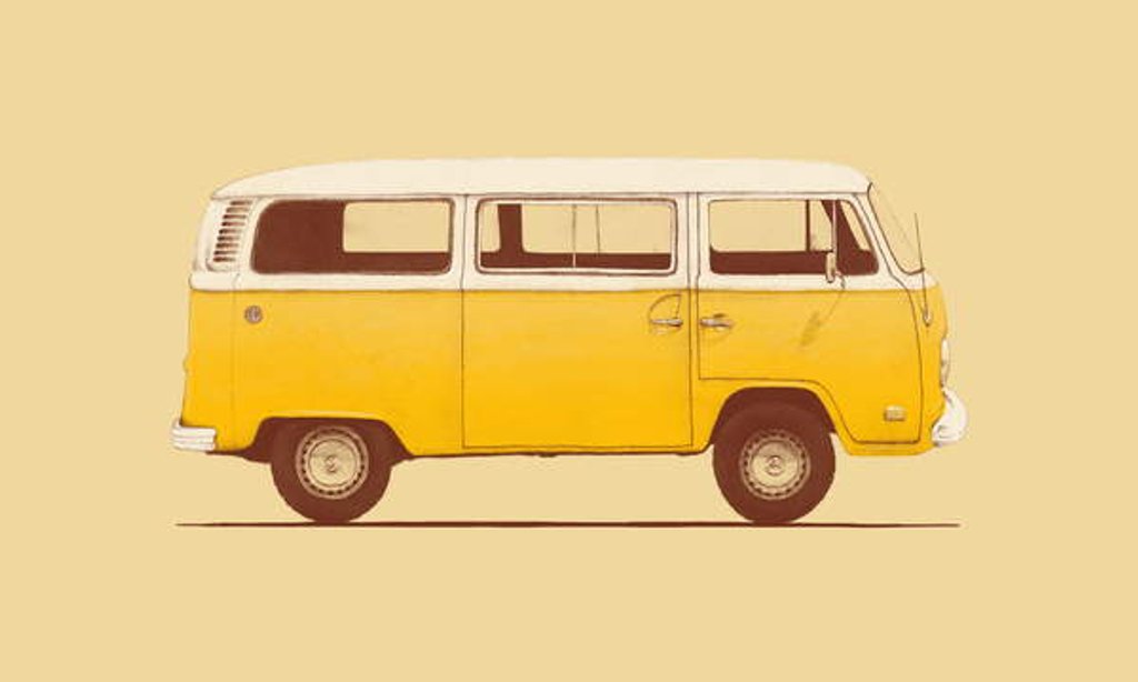 Detail of Yellow Van, 2014 by Florent Bodart