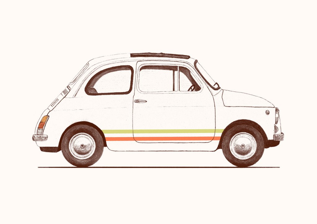 Detail of Cinquecento, 2023 by Florent Bodart