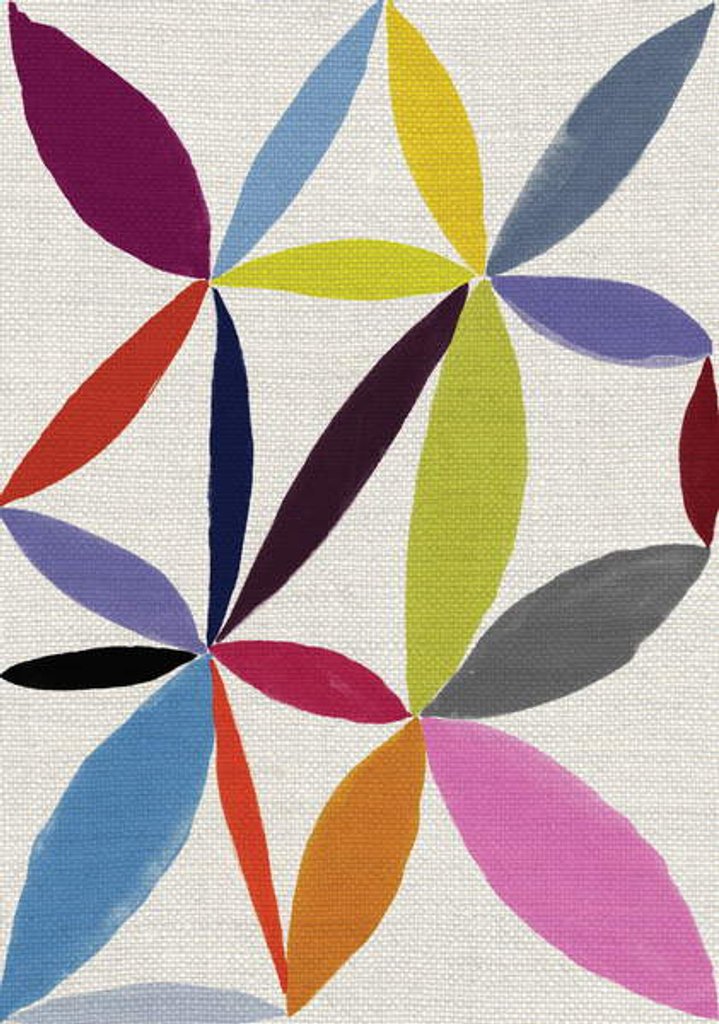 Detail of Printed Petals, 2018 by Jenny Frean