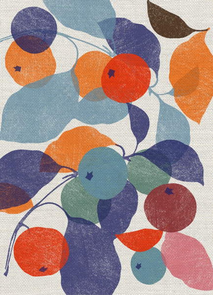 Detail of Printed Apples, 2018 by Jenny Frean