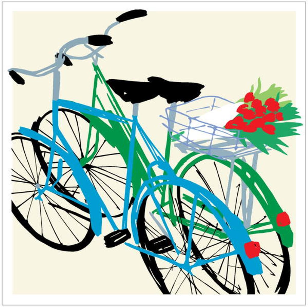 Detail of Bike Lovers, 2014 by Jenny Frean
