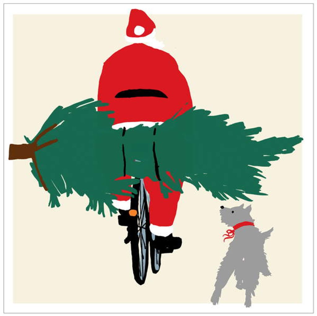 Detail of Spruced Up Santa, 2014 by Jenny Frean