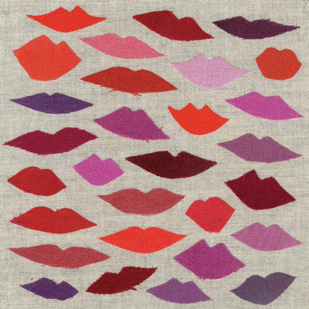 Detail of Read My Lips, 2019 by Jenny Frean