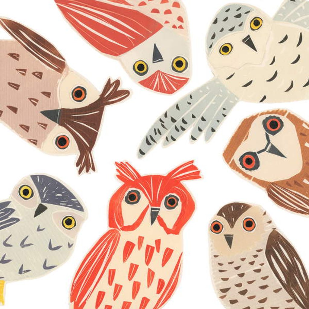 Detail of A Parliament Of Owls, 2018 by Sarah Battle
