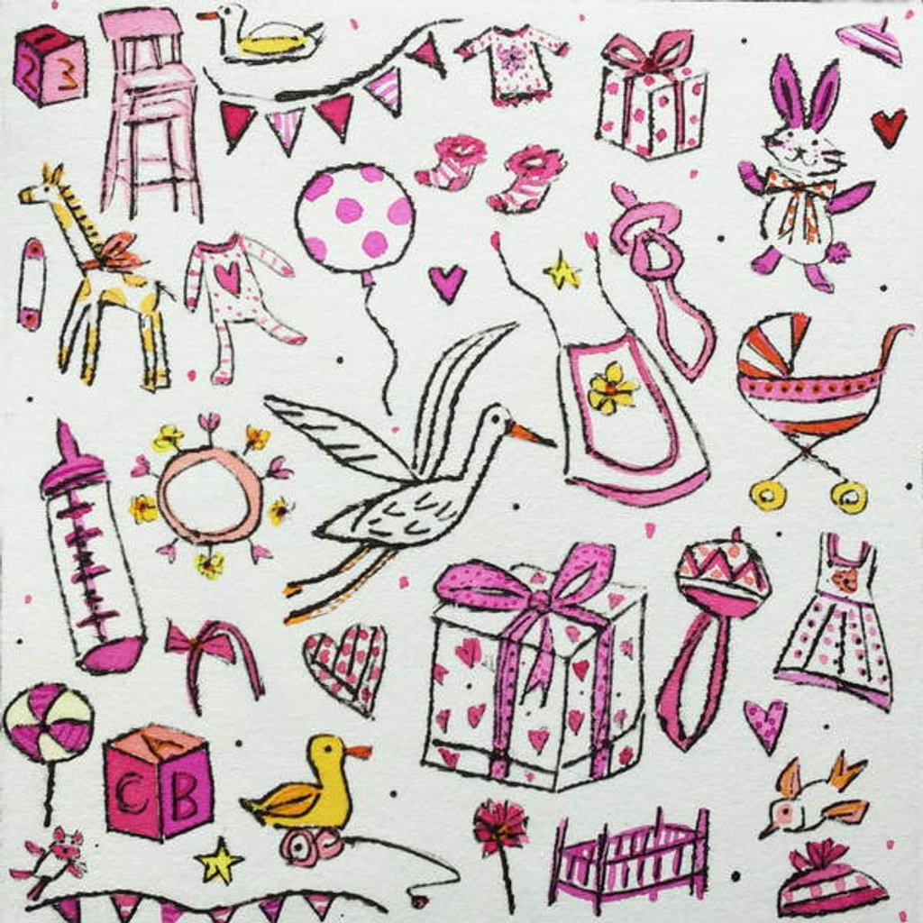 Detail of New Baby girl, 2019 by Sarah Battle