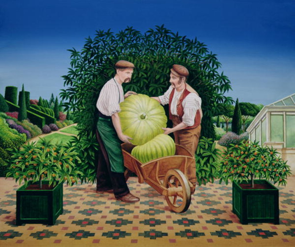 Detail of Gardeners, 1990 by Anthony Southcombe