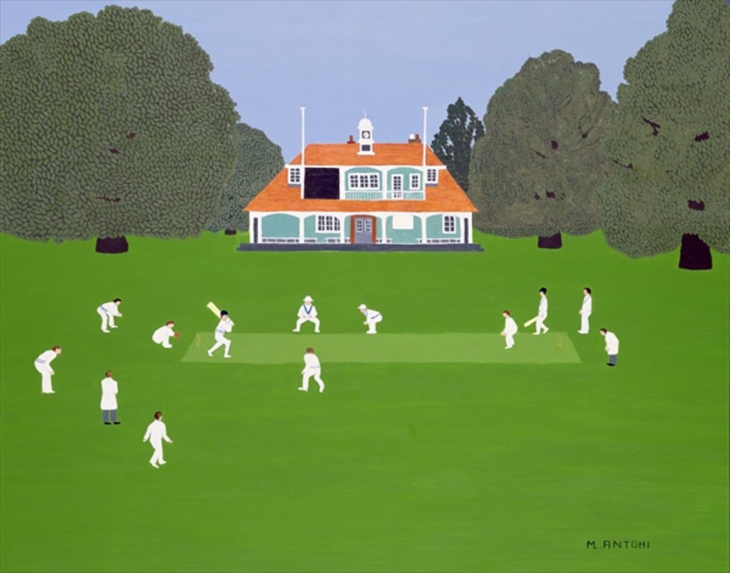 Detail of Cricket Match by Micaela Antohi