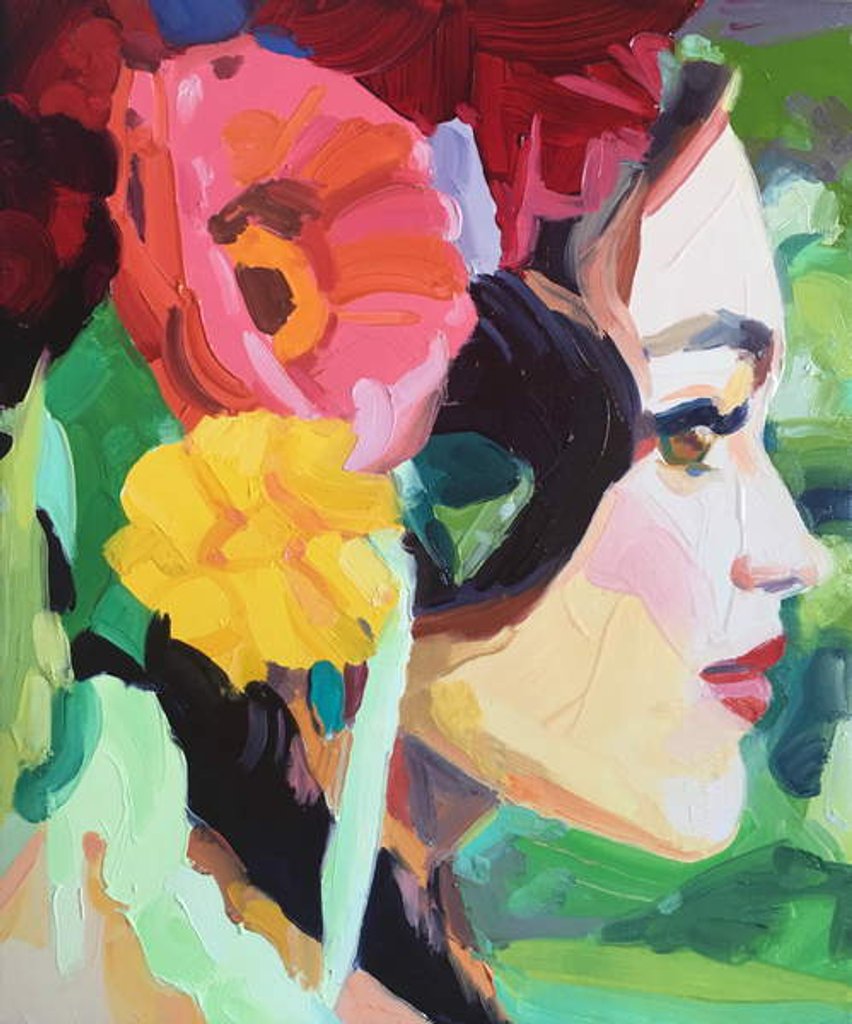 Detail of Electric Dreams, 2018 by Barbara Hoogeweegen