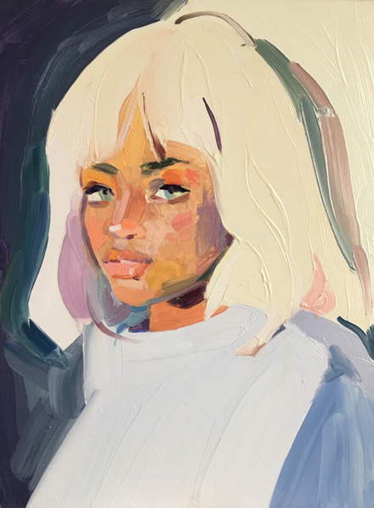 Detail of Eye of the storm, 2018 by Barbara Hoogeweegen