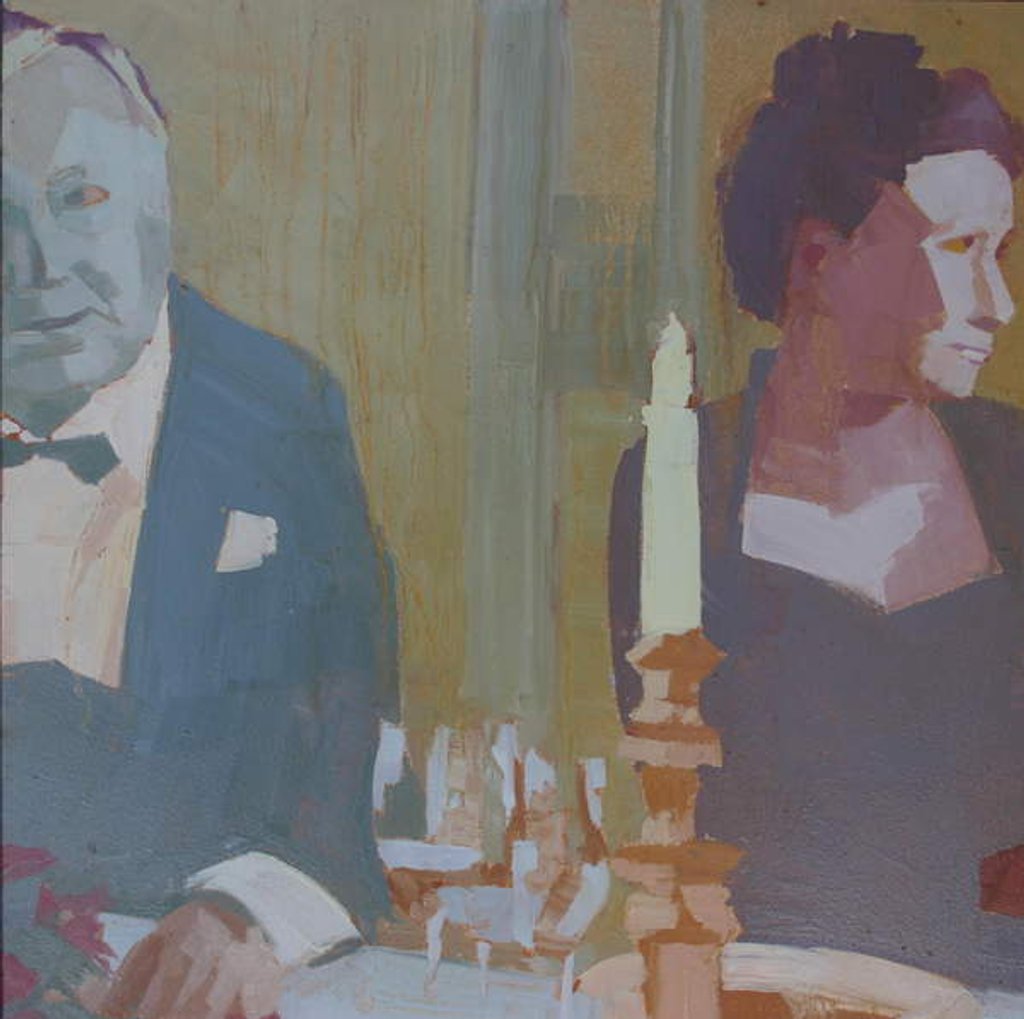 Detail of Dinner 1, 2009 by Barbara Hoogeweegen