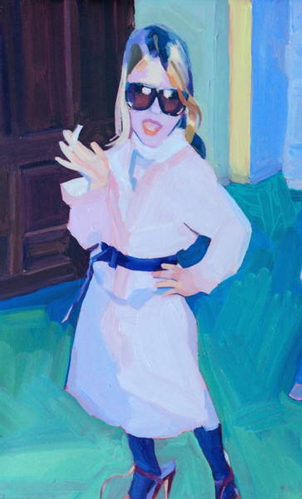 Detail of I.D 1, 2015 by Barbara Hoogeweegen