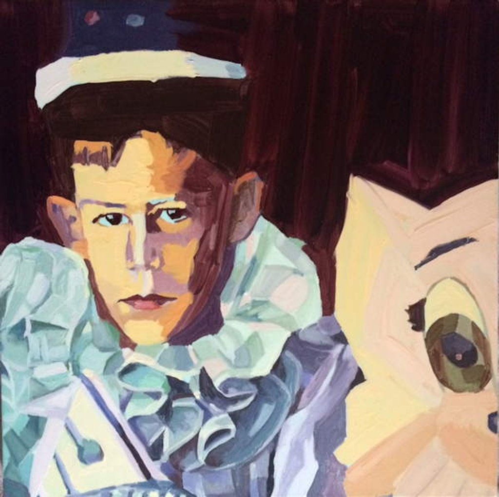 Detail of I.D 2, 2015 by Barbara Hoogeweegen