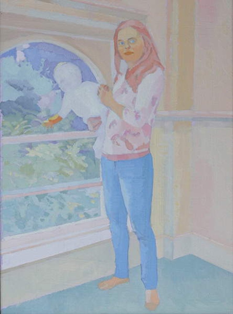 Detail of Inevitable - Iris, 2010 by Barbara Hoogeweegen