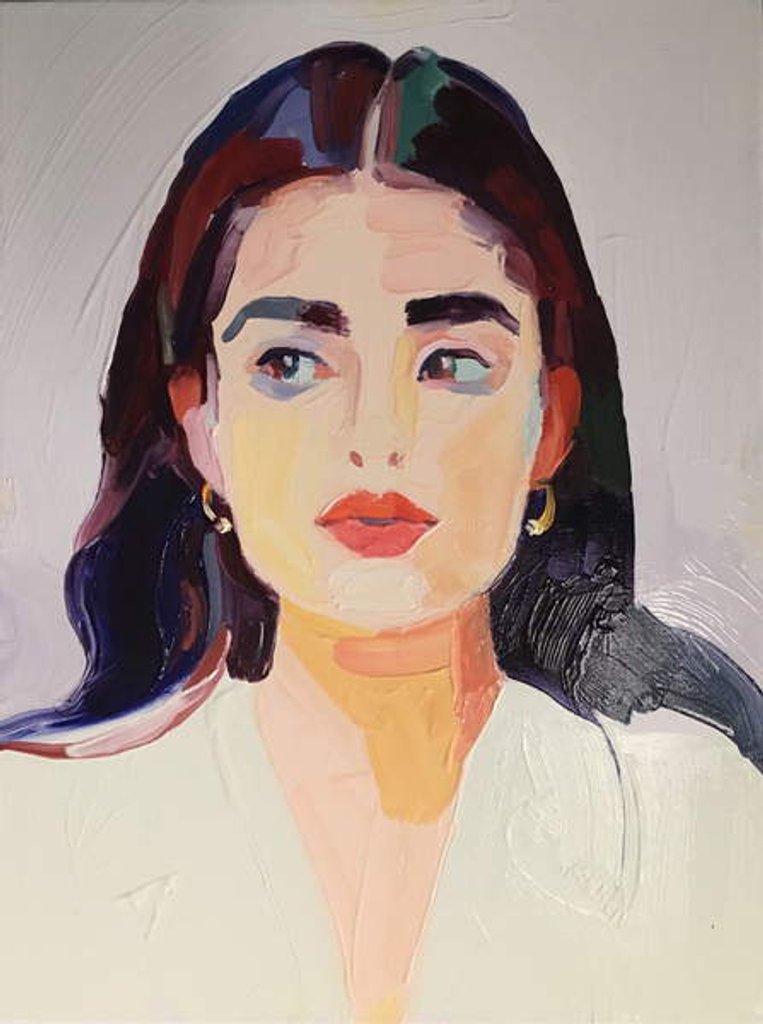 Detail of Now, 2018 by Barbara Hoogeweegen