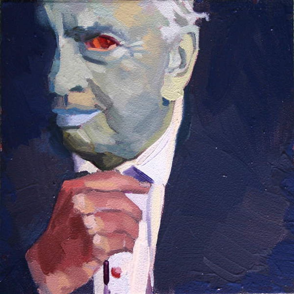 Detail of Face 6, 2012 by Barbara Hoogeweegen