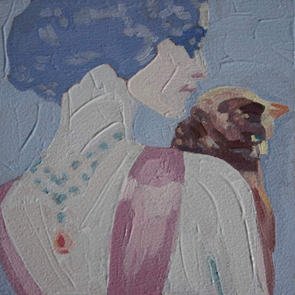 Detail of Face 8, 2012 by Barbara Hoogeweegen