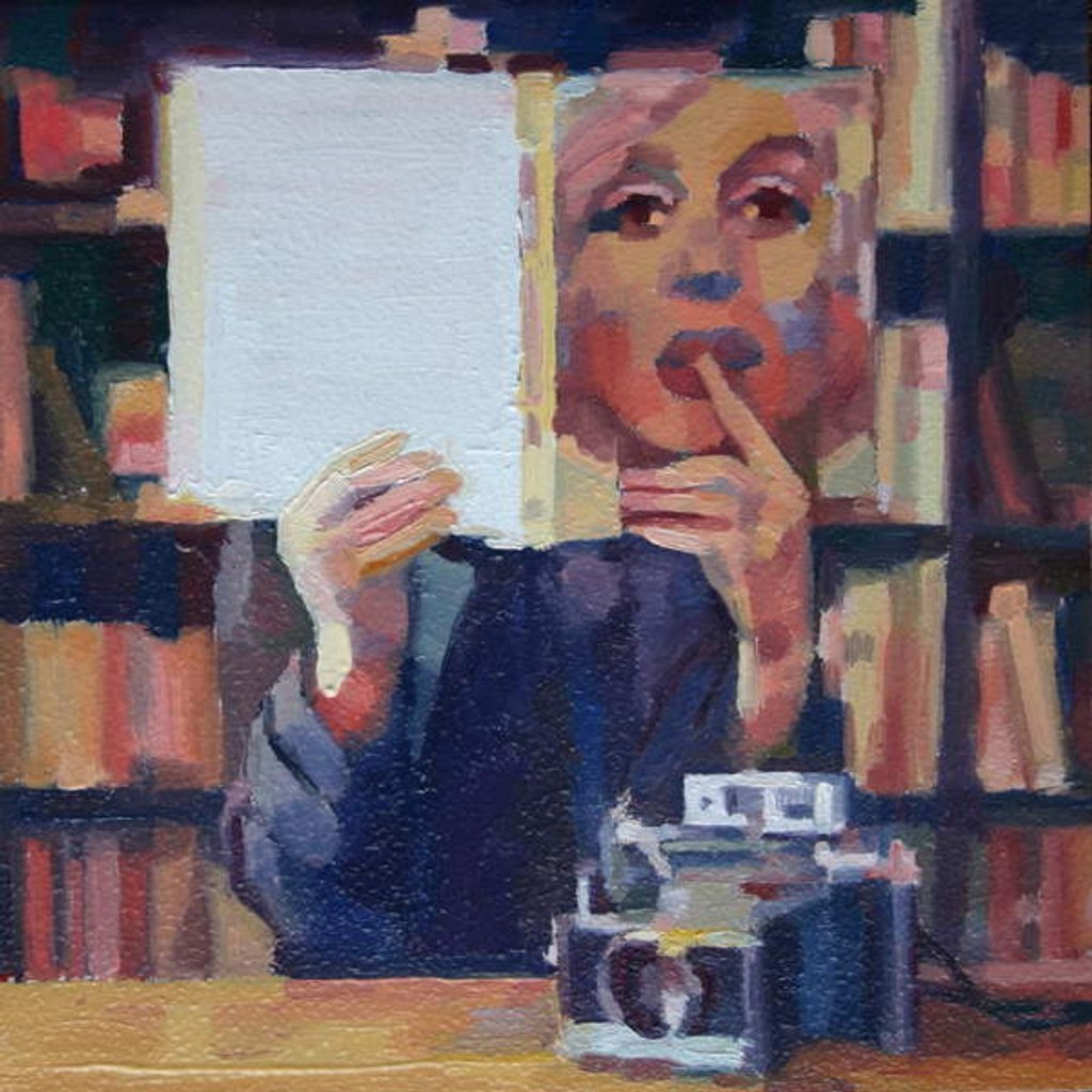 Detail of Face 18, 2012 by Barbara Hoogeweegen