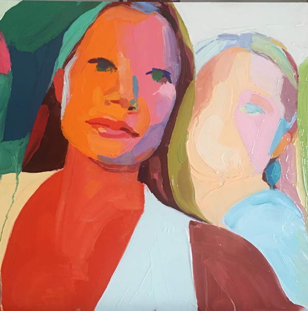 Detail of Digital Burn 4, 2019 by Barbara Hoogeweegen